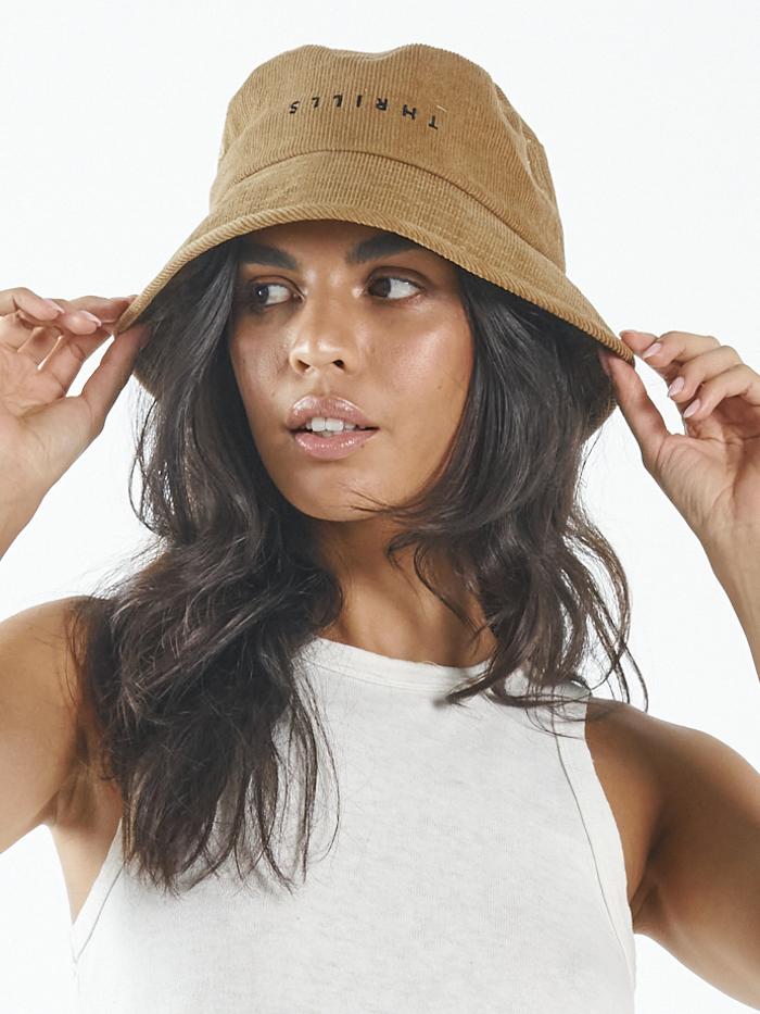 Minimal Thrills Bucket Hat - Spice Brown