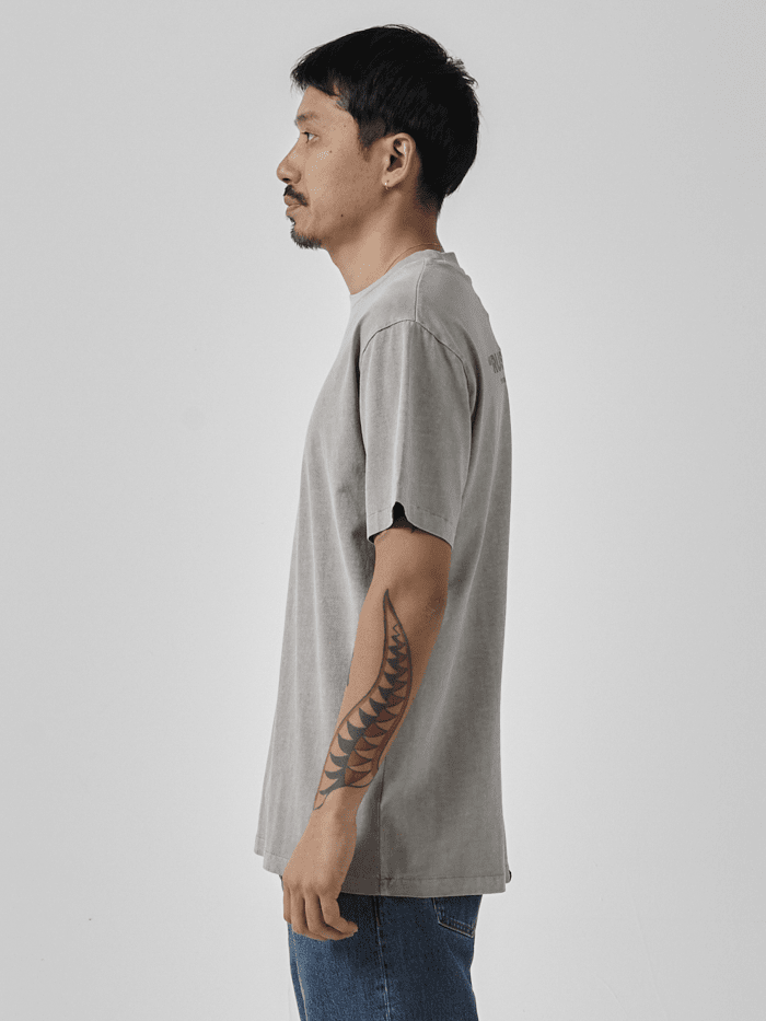 Rush To Relax Merch Fit Tee - Fog