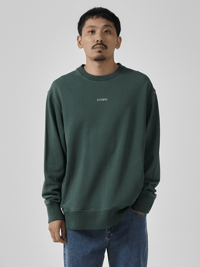 Green crew neck on sale sweatshirt