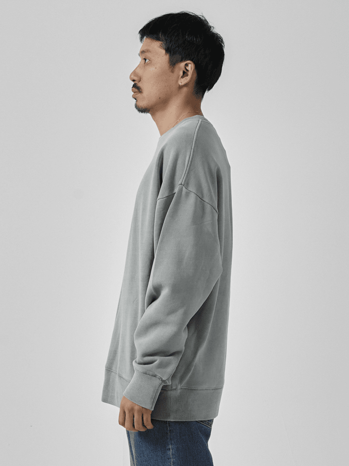 Enlightenment Embro Slouch Crew Fleece - Sea Glass