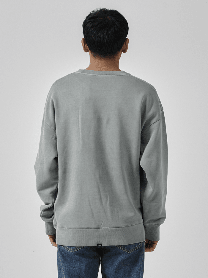 Enlightenment Embro Slouch Crew Fleece - Sea Glass
