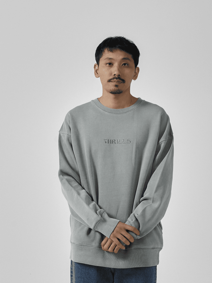 Enlightenment Embro Slouch Crew Fleece - Sea Glass