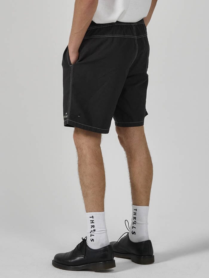 Wake Up In Paradise Volley - Washed Black