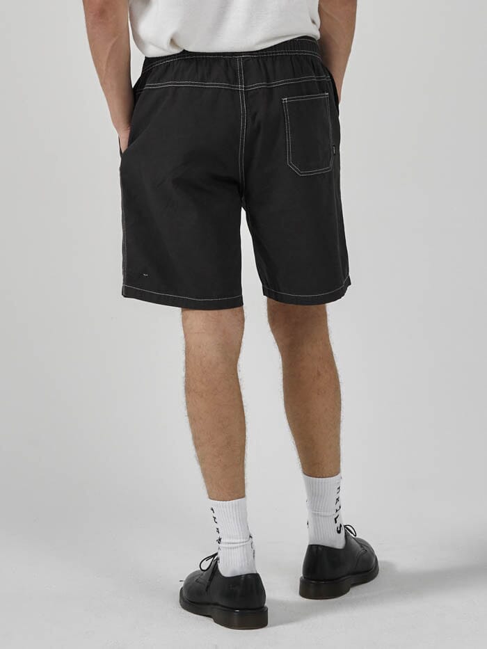 Wake Up In Paradise Volley - Washed Black