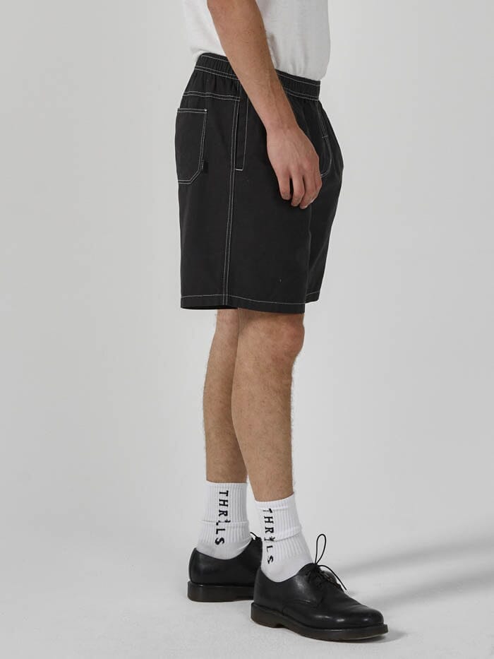Wake Up In Paradise Volley - Washed Black