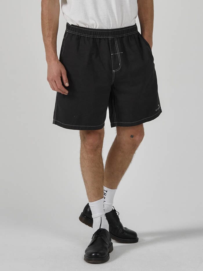 Wake Up In Paradise Volley - Washed Black