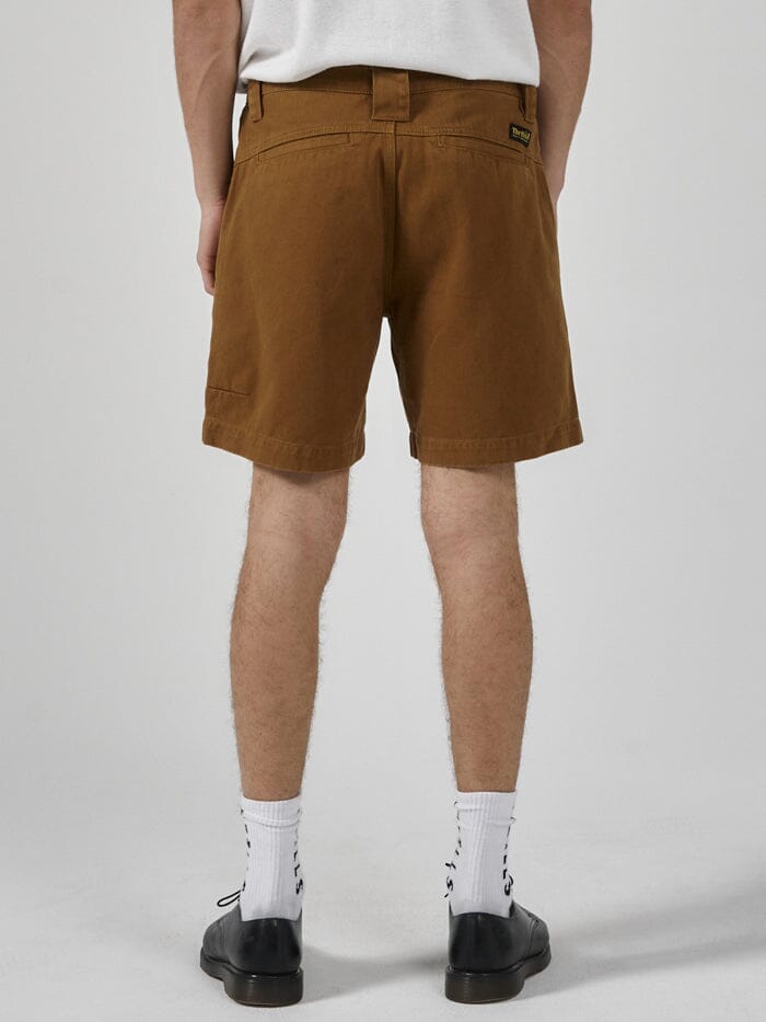 Thrills Union Work Chino Short - Tobacco