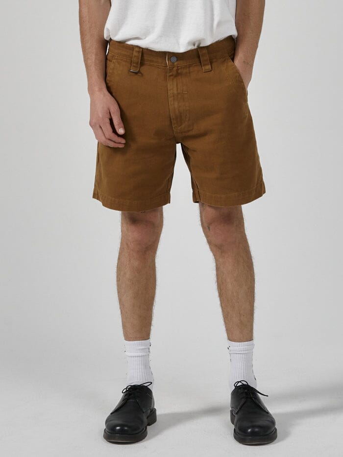 Thrills Union Work Chino Short - Tobacco