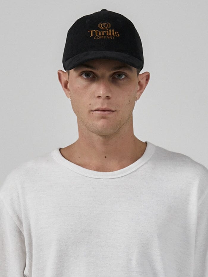 King Embro 6 Panel Cap - Black