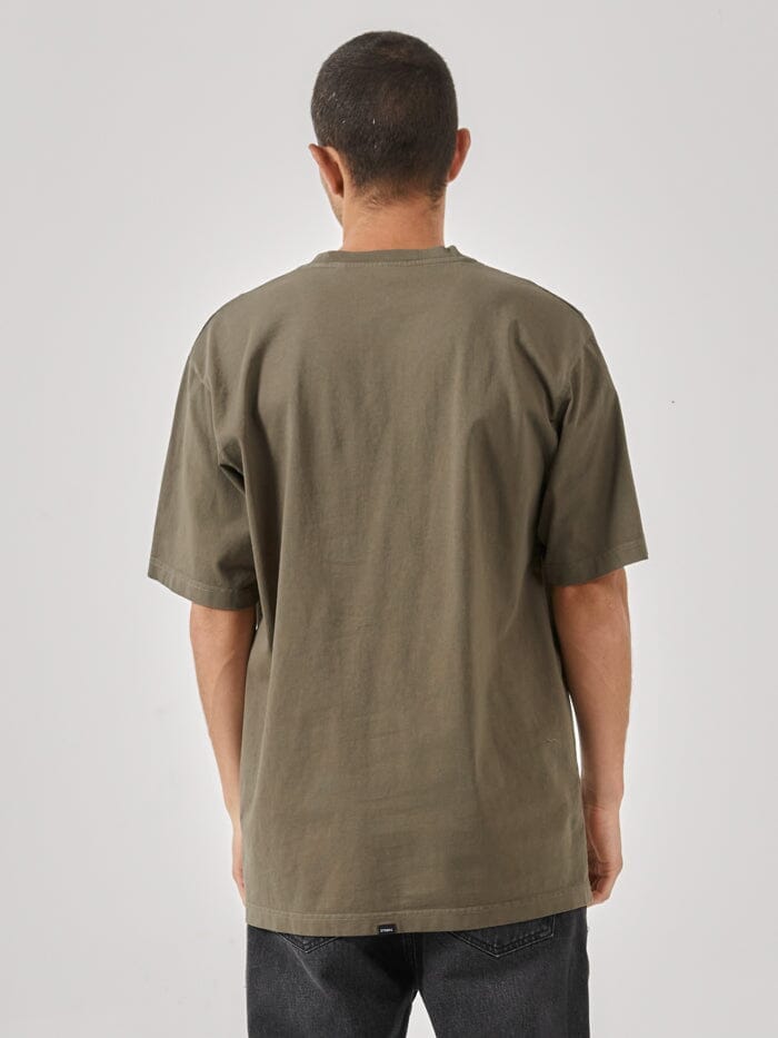 Thrills Union Oversize Fit Pocket Tee - Tarmac