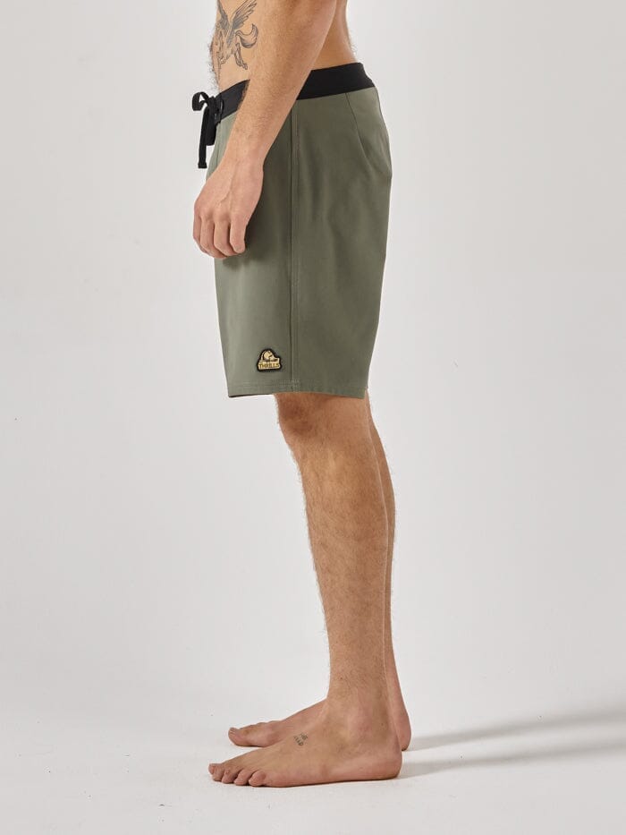El Jefe Boardshort - Dusty Olive