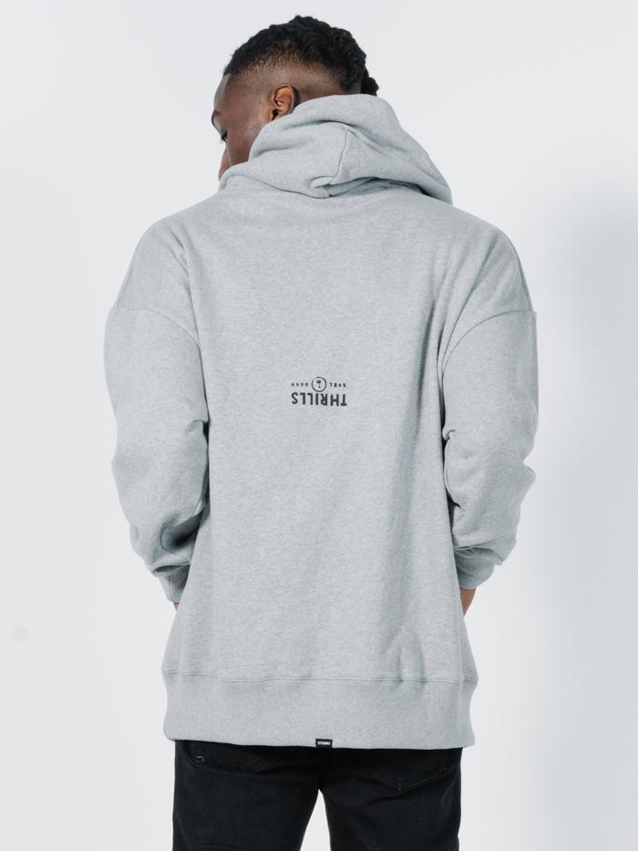 Legion Slouch Pull On Hood - Grey Marle