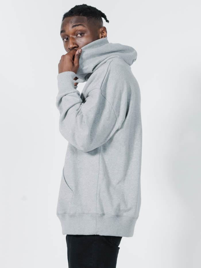 Legion Slouch Pull On Hood - Grey Marle