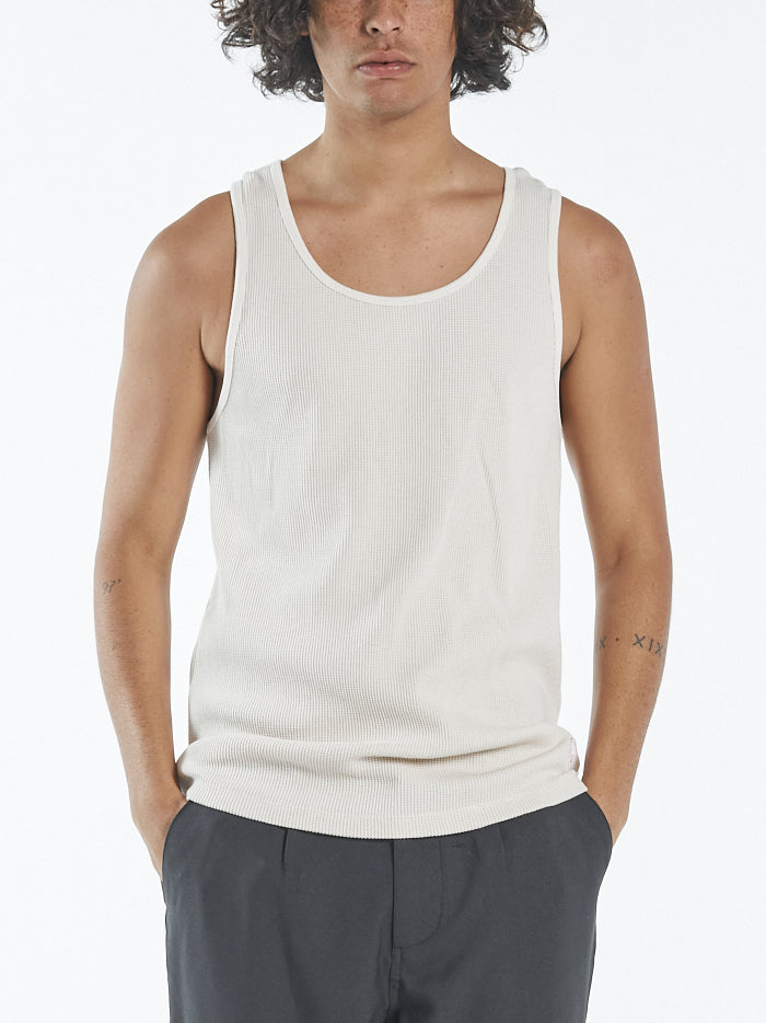 Waffle Singlet - Unbleached
