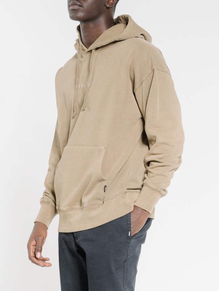 Minimal Thrills Slouch Pull On Hood - Moss
