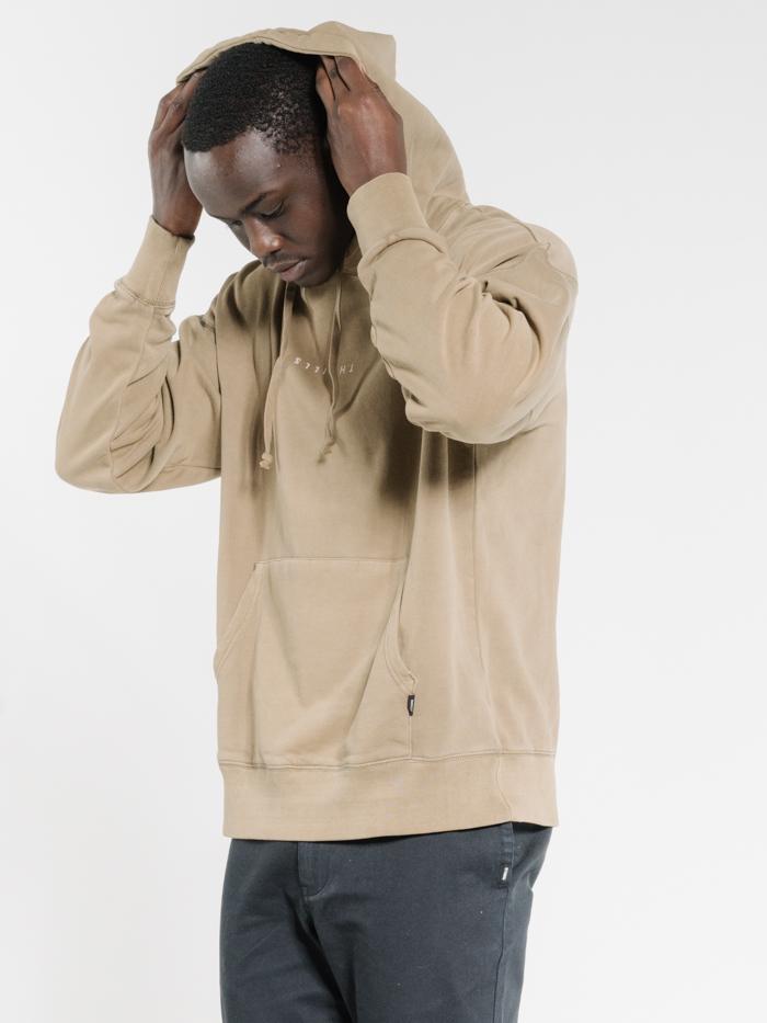 Minimal Thrills Slouch Pull On Hood - Moss