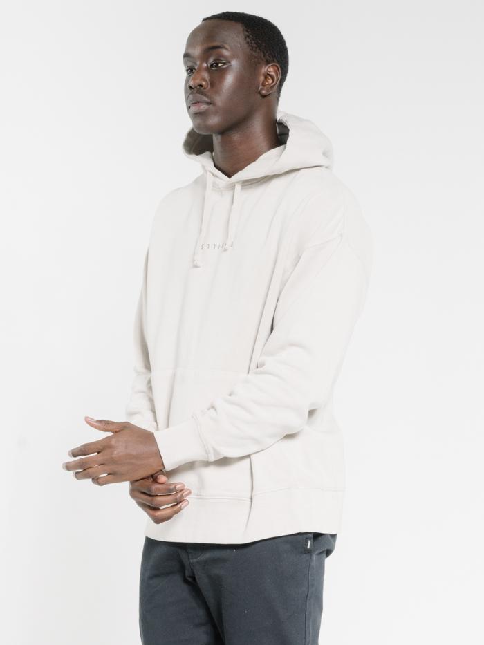 Minimal Thrills Slouch Pull On Hood - Cement