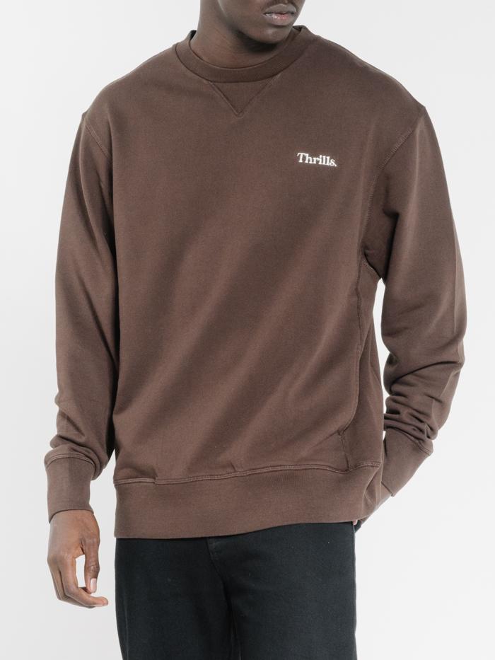 Enchantment Oversize Crew - Postal Brown