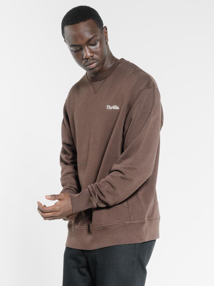 Enchantment Oversize Crew - Postal Brown