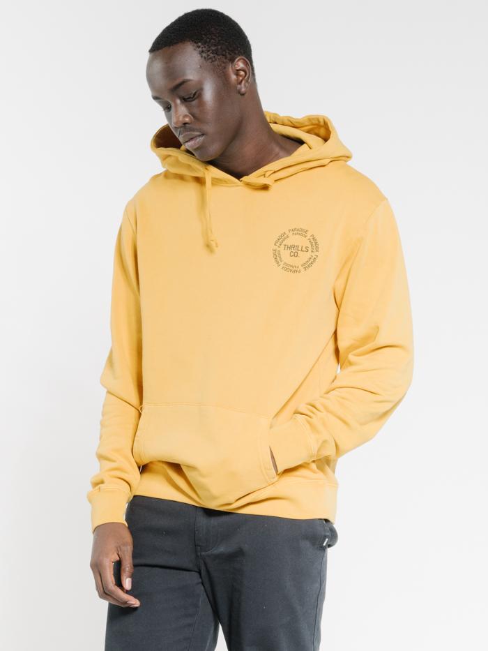 Paradise Paradox Pull On Hood - Mineral Yellow