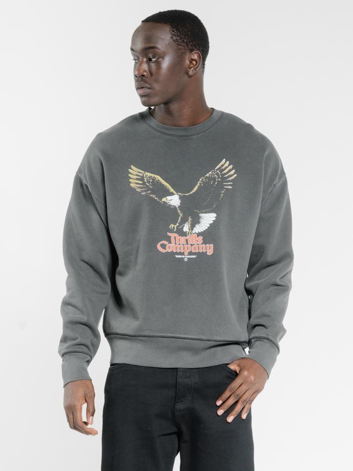 Rapture Slouch Fit Crew - Merch Black