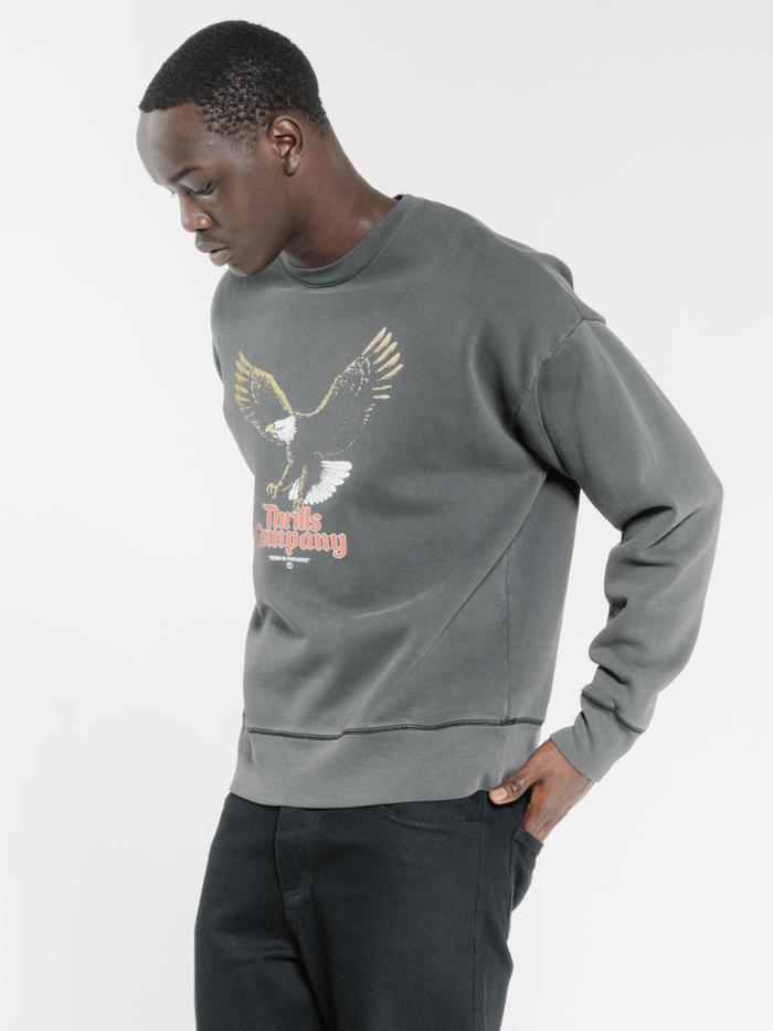 Rapture Slouch Fit Crew - Merch Black