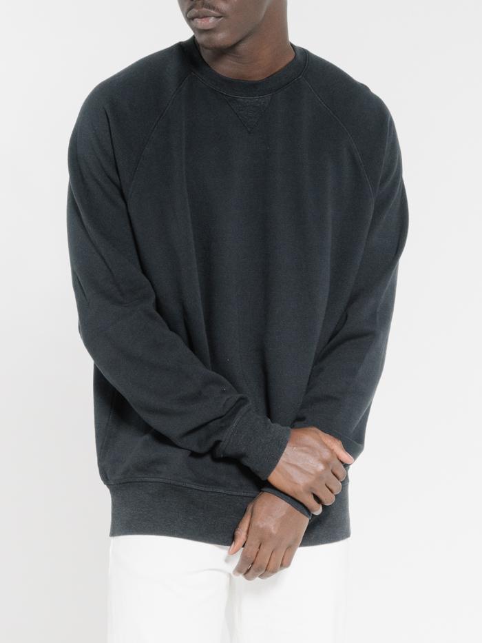 Endless Oversize Raglan Fit Crew - Black
