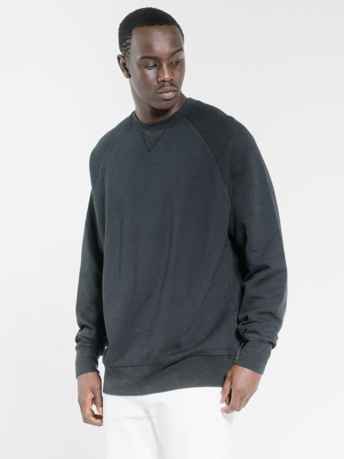 Endless Oversize Raglan Fit Crew - Black