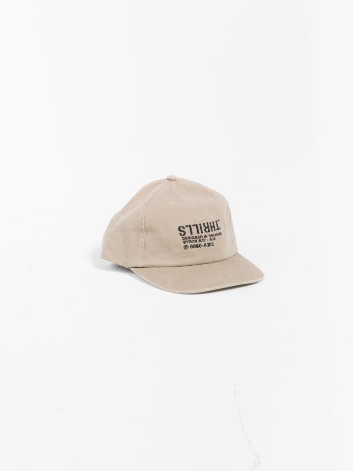 Stencil Thrills Cap - Washed Tan