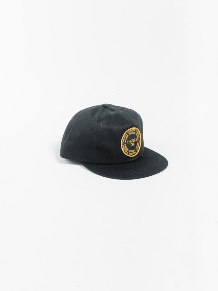 Paradise Paradox 5 panel Cap - Black