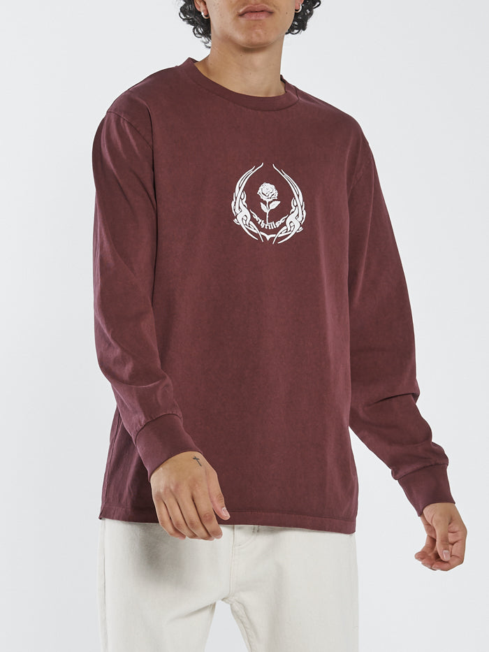 Sub Rosa Merch Fit Long Sleeve Tee - Blood Red