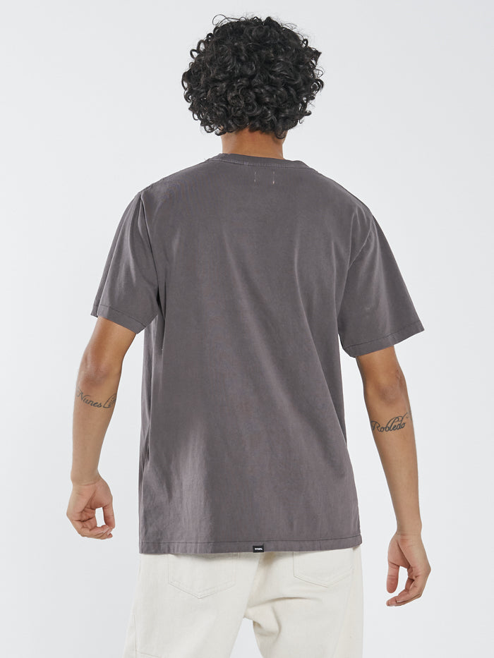 Paradise Smoke Merch Fit Tee - Plum