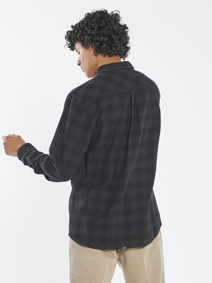 Liste Long Sleeve Flannel - Black