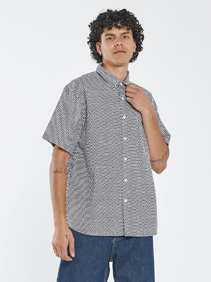 Fragments Short Sleeve Shirt - Black