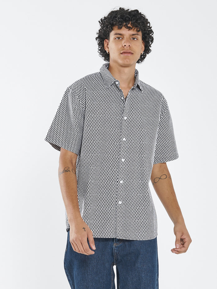 Fragments Short Sleeve Shirt - Black
