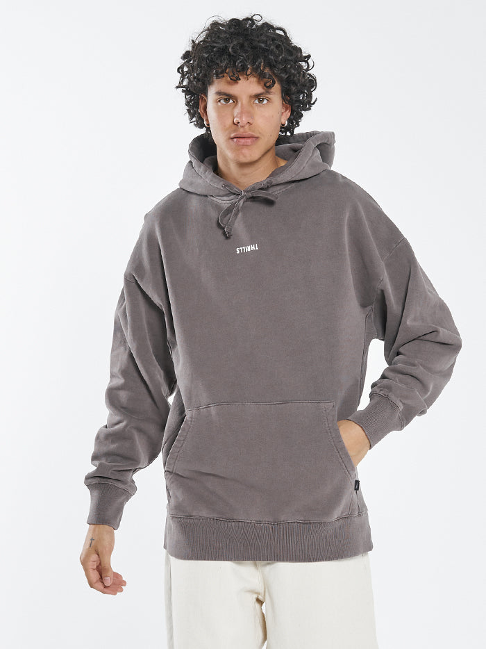 Minimal Thrills Slouch Pull On Hood - Plum