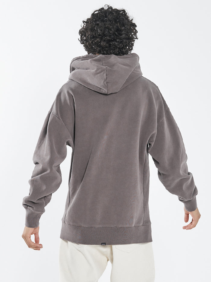 Minimal Thrills Slouch Pull On Hood - Plum
