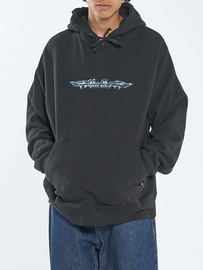 Turbulent Slouch Pull On Hood - Black