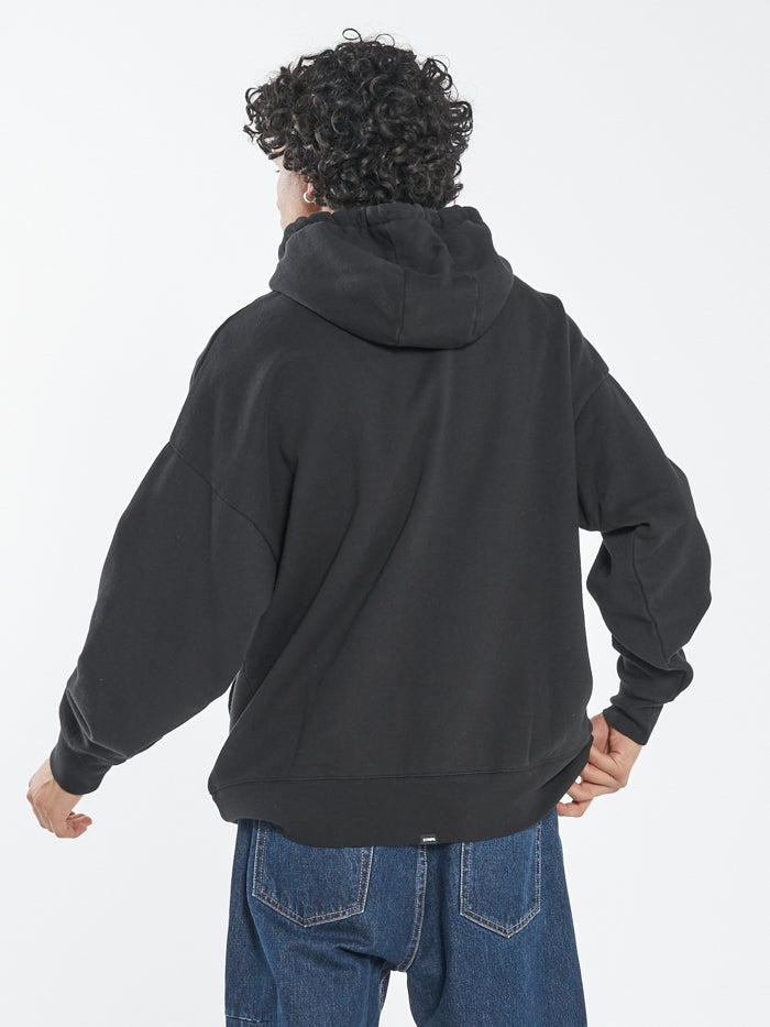 Turbulent Slouch Pull On Hood - Black