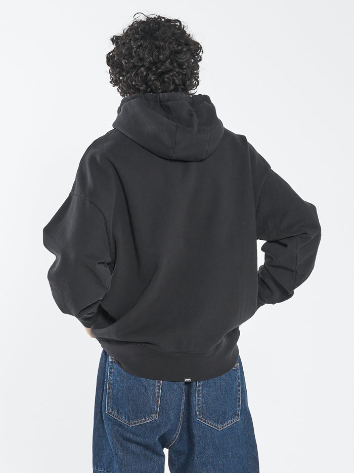 Turbulent Slouch Pull On Hood - Black