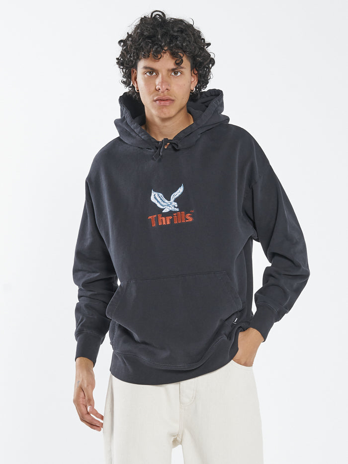 Not Forgotten Slouch Pull On Hood - Twilight Black