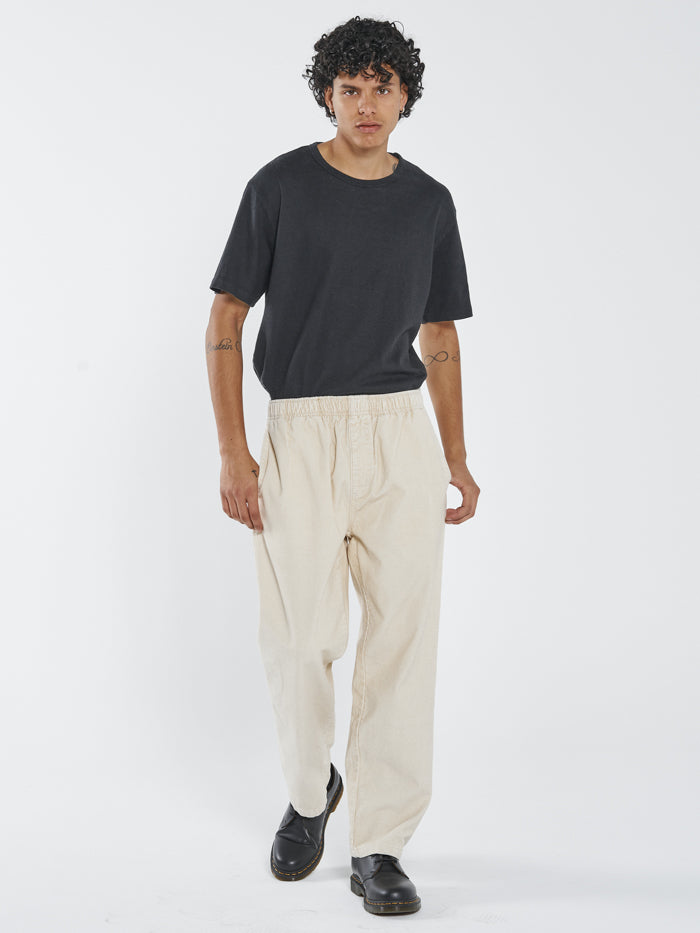 Slacker Cord Elastic Surf Pant - Unbleached