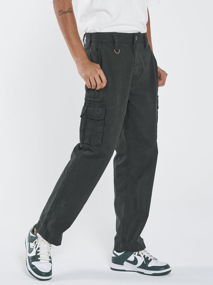 Slacker Cargo Pant - Oil Green