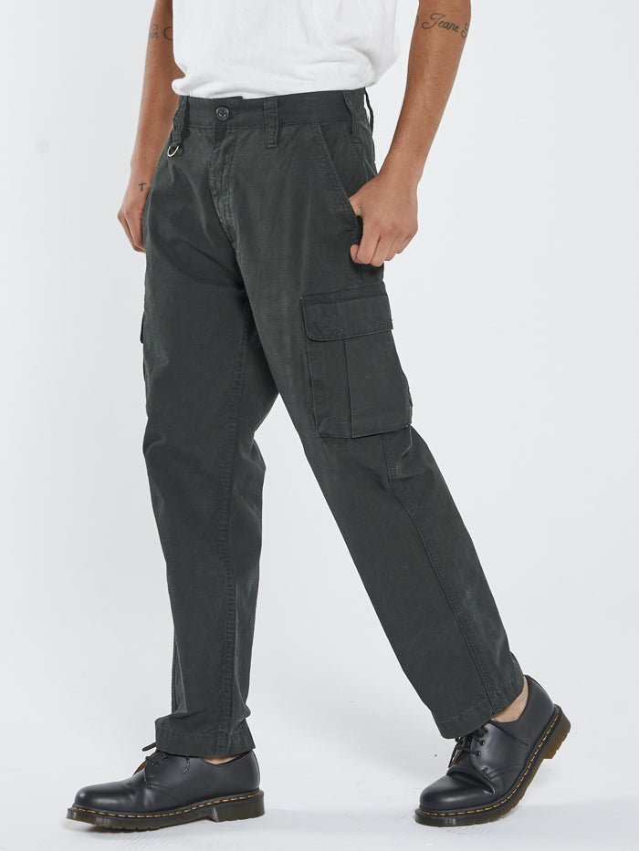 Slacker Cargo Pant - Oil Green