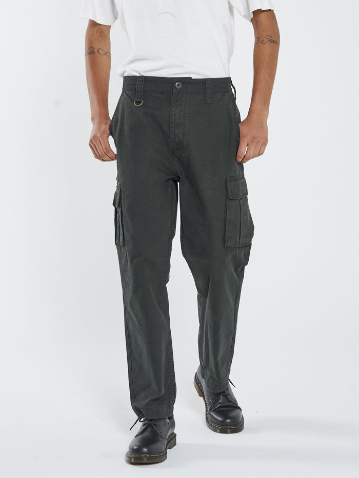 Slacker Cargo Pant - Oil Green