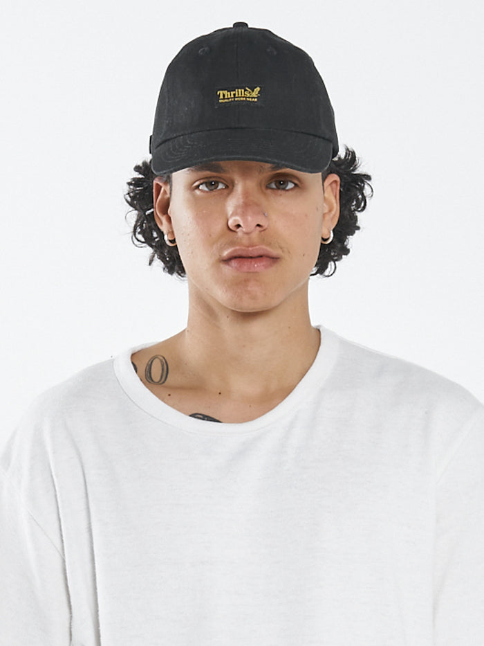 Thrills Union 6 Panel Cap - Black