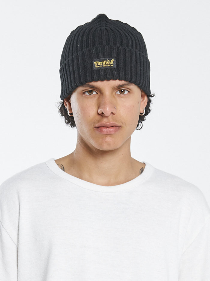 Thrills Union Beanie - Black