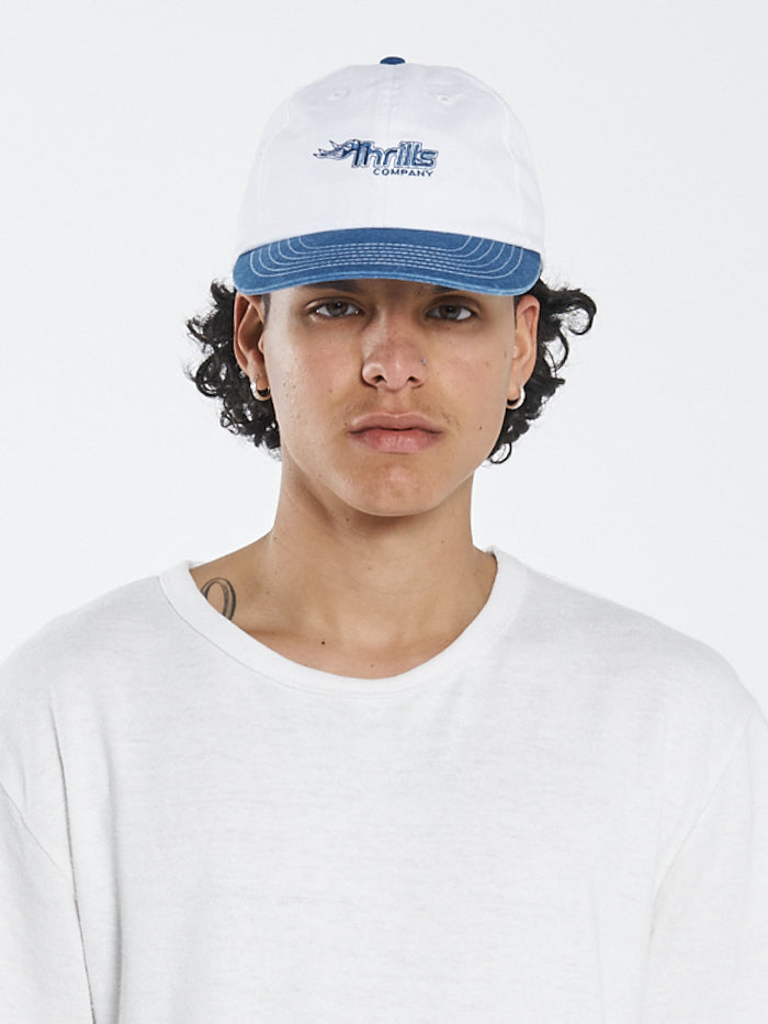 Fireside 6 Panel Cap - White