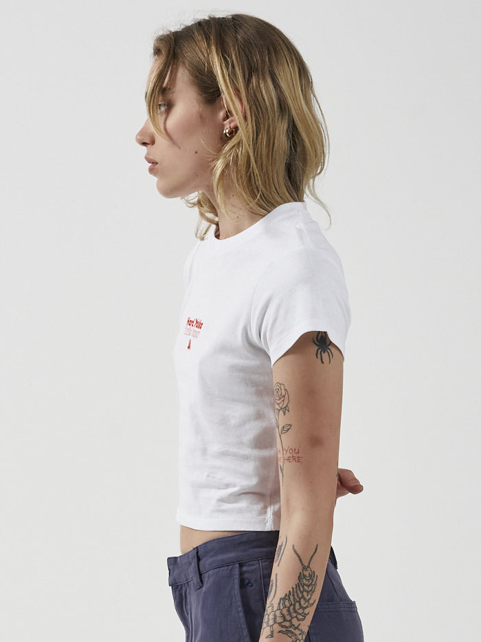 Hard Yakka x Thrills Mini Fit Tee - White
