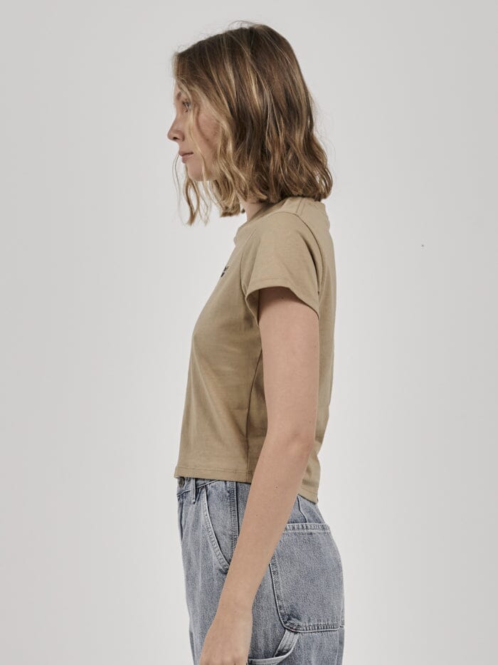 Hard Yakka x Thrills Double Double Mini Tee - Yakka Tan
